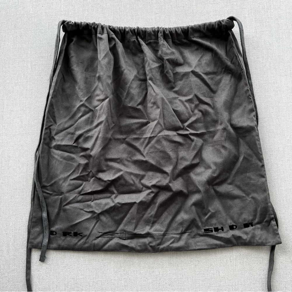 RICK OWENS Dark Shadow Drawstring Dustbag